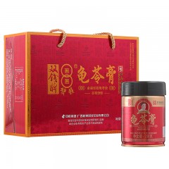 双钱牌龟苓膏 中华老字号 金装双钱原味龟苓膏 200g *12罐 礼盒装广西梧州特产随手礼  6933717790039