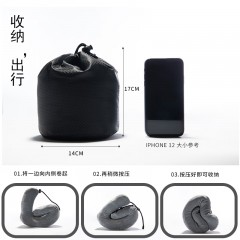 汉乐美途	头枕	u型枕户外室内枕头 浅灰 HL-0808   6972756660187