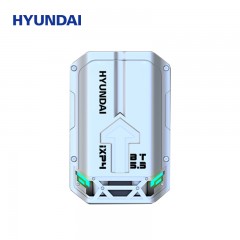 HYUNDAI现代 机甲风全金属系列套装 银色（剃须刀+蓝牙耳机+便携包）YT1001