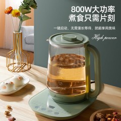 艾贝丽 养生壶ABL-YSH011 浅绿色 1.8L 6972149931795  新疆西藏内蒙甘肃宁夏青海不发货