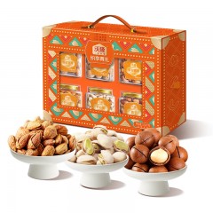 沃隆纷享尊礼1.38kg 6种纯坚果罐装礼盒 6959479336155