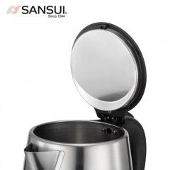 山水（sansui）大口径电热水壶名牌双金温控家用电热水壶YY-18B27