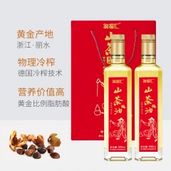 纳福汇 山茶油佳节特供礼盒 500ml*2  新疆西藏内蒙青海宁夏不发货