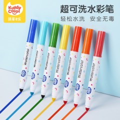 凯蒂卡乐（KIDDYCOLOR）超可洗水彩笔（圆头12色）新疆内蒙不发货