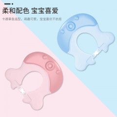 婴侍卫 JC216 柔软硅胶洗头帽 章鱼浴帽 粉色（新疆，西藏，内蒙古，青海不发）