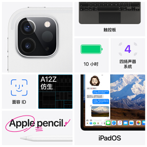 AppleiPad Pro 12.9英寸平板电脑Wf-128 白色