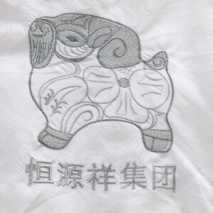 恒源祥全棉大提花蚕丝被 白色 200x230cm