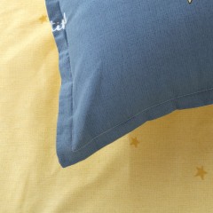 悠梦嘉居 YJ-1060 臻品活性全棉三件套（床单160*210cm）时光（内蒙、新疆、西藏、青海、宁夏、甘肃不发）