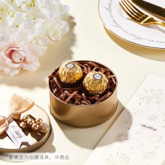 费列罗(FERRERO)榛果威化糖果巧克力 婚庆喜糖零食伴手礼 节日礼物 96粒  ROC T2X48