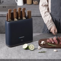 德国蓝宝（Blaupunkt）刀具消毒机 BP-XD01 紫外线杀菌筷消毒架 海岛蓝色