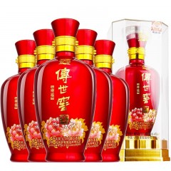 泸州老窖 传世窖池 得福 浓香型白酒 42度 457ml* 6瓶（西藏新疆青海内蒙甘肃宁夏不发货）