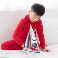 恒源祥男童鸿运棉毛内衣 HYX171005-1 大红（130/140/150/160/165/170/175）下单备注尺码