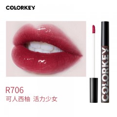 colorkey珂拉琪空气唇釉（小黑镜镜光系列-亮光）持久透亮显白R777/R714/P713/B711/P701/R739/P744/R738/P712/B725/B72可选 下单备注色号