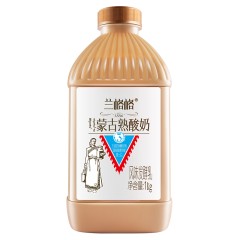 兰格格  熟酸奶1kg*2瓶+蒙马苏里1kg*2瓶组合装