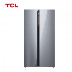 TCL冰箱 640L 对开玻璃门变频风冷 R640P8-S佩恩灰