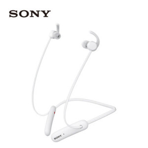 索尼（SONY）WI-SP500 无线蓝牙运动耳机 IPX4防泼溅   黑色 粉红色 白色 黄色 （下单备注颜色）