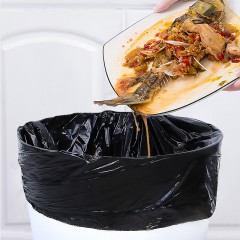 毕亚兹 平口点断式加厚垃圾袋 100只装50*60cm中大号