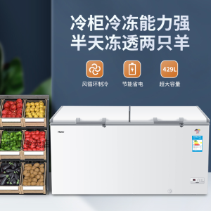 Haier/海尔 全冷冻无需除霜零下40度超低温冰柜  BC/BD-429HCM（不含安装费）