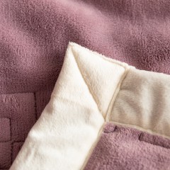 顶瓜瓜黑科技吸湿牛奶绒毯200*230 魅力紫 200*230CM