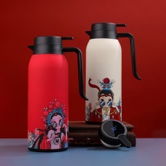 艾姆德 1600ML 国潮温显家居壶 DH-GC15 中国红/素白/君子兰可选下单备注颜色（新疆西藏及港澳台地区不包邮）