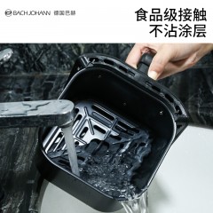 BACHJOHANN德国巴赫 Y48-G8010空气炸锅 全自动智能无油电炸锅4L 绿/黑可选下单备注颜色