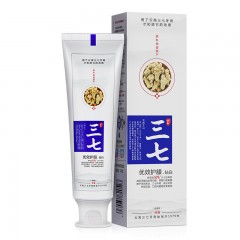 云南三七优效护龈钻白牙膏120g*3支