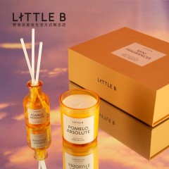 野兽派LITTLE B  日落之前系列-MINI散香器蜡烛礼盒-火炉温度