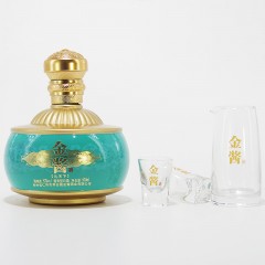 金酱 礼天下 53度酱香型白酒 茅台镇核心产区 酒具套盒 500ml *4整箱装