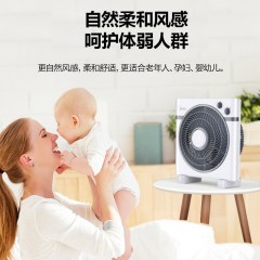 美的 转页扇 可随处移动的舒适风 4档可调节 KYT25-15AW  6939924819884