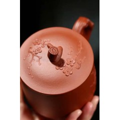 〈红梅赞〉杯 宜兴紫砂壶 全手工 原矿清水泥420cc