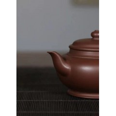 『蕴鼓』紫砂壶 宜兴紫砂 全手工 文革老紫泥/260ml