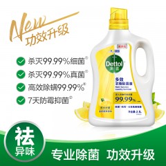 滴露 多效系列 多效衣物除菌液阳光柠檬1瓶*2.5L  719105  6974352530079