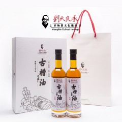 刘氏良承 古槽芝麻油 特级初榨礼盒2* 380ml  6972106630006