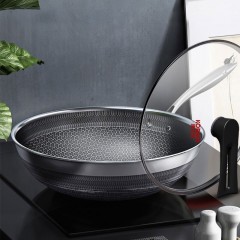 康巴赫（KBH）二代蜂窝炒锅32cm   CFQ32A1
