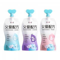 简爱  父爱配方吸吸酸奶MIX（3口味*100g*4袋）