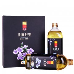 中粮 悦润亚麻籽油礼盒1L*2