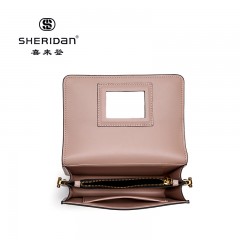 SHERIDAN喜来登女士杏色牛皮两用包链条包NL190432S