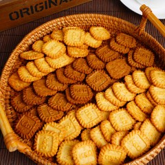 本宫饿了 小方饼 5袋*150g  海盐厚乳味/生椰拿铁味 可选下单备注口味