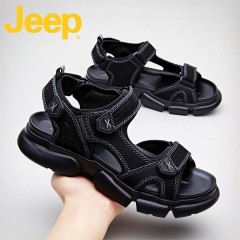 jeep 运动沙滩拖鞋 P221591531 黑色/沙色 39-45码 可选下单备注颜色尺码