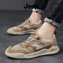 jeep 软底网面百搭潮鞋 C211591223  沙色/卡其色 38-44码 可选下单备注颜色尺码