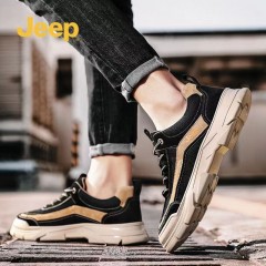 jeep 百搭潮流休闲鞋 C221M01131  黑色/卡其色 38-44码 可选下单备注颜色尺码