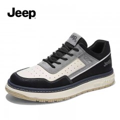 jeep 真皮运动板鞋 C221M01119  灰色/沙色/黑色 38-44码 可选下单备注颜色尺码