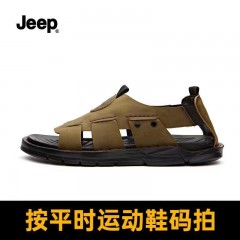 jeep 运动休闲拖鞋 P222M12031 黑色/咖啡色  39-45码 可选下单备注颜色尺码