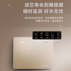 海尔（Haier）净水器 五级精滤 纯净双出水 10吋大滤芯 HRO5017-5(GC)