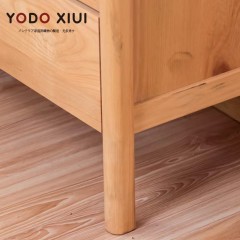 尤多秀夕 实木玻璃组合书柜置物木柜 YDX925