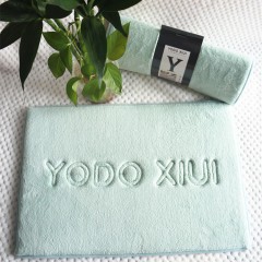 尤多秀夕 超柔超吸水绒慢回弹海绵地垫 YDX850 40*60cm  颜色随机发