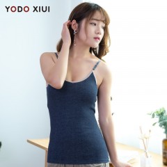 尤多秀夕 女士撞色蕾丝吊带（带罩杯）YDX630 均码 颜色随机发