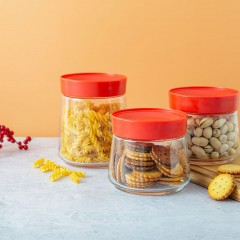 乐美雅 旋舞储物罐3件套(乐享装) P9211（0.75L*1+0.5L*2）