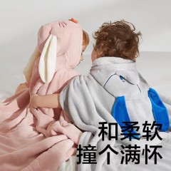 babycare 绒版带帽浴巾 BC2108007 105*105cm海雾兰/温特绿/杜拉红/里瑟米 可选下单备注颜色