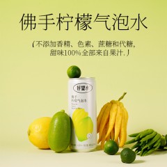 好望水 佛手柠檬气泡水6瓶*330ml